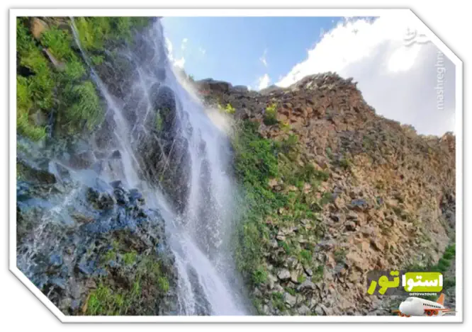 آبشار و چشمه آب گرم سردابه در اردبیل